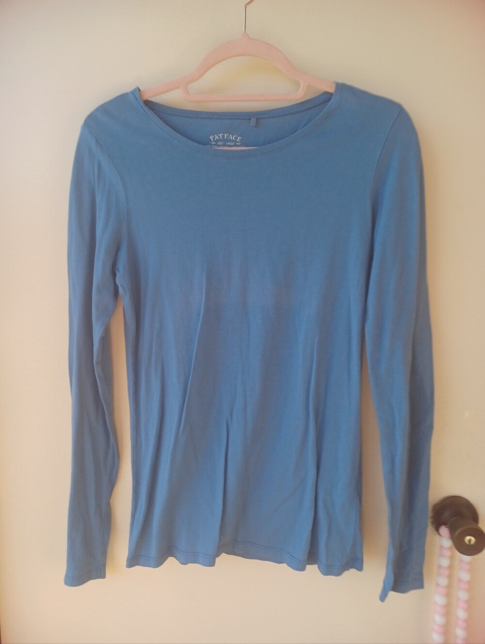 Fat Face Long Sleeve Scoop Neck Top